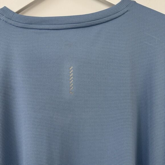 PUMA Gym Work Out Sporty Short Sleeve Athletic Textured T -Shirt Blue XXL NEW - Picture 6 of 12